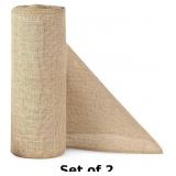 Burlap Table Runners x2