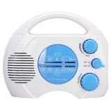Zunate Waterproof Shower Radio for Bathroom