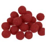 1cm Pom Poms Wool Felt Balls Beads 20pcs