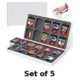 Nintendo Switch Game Card Storage Case x5