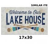 Nogrit Welcome to The Lake Door Mat