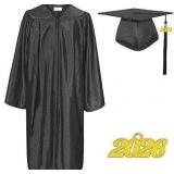 Happy Secret Shiny Graduation Cap and Gown Set wit