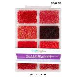 Glass Bead Kit for Jewelry Making - 8 Different Be