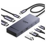 Docking Station Dual Monitor 7 in 1