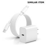 Power Adapter With Type-C Charging Cable