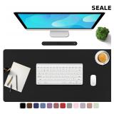 TOWWI PU Leather Desk Pad with Suede Base