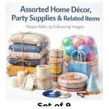 LOT OF 9 ASSORTED Organizers