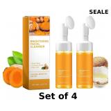 2 Pcs Turmeric Facial Cleanser x4