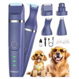 oneisall 4-in-1 Cordless Dog Grooming Kit
