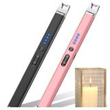 2pcs Rechargeable Electric Candle Lighter