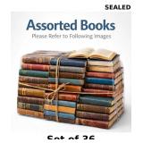LOT OF 36 ASSORTED Books