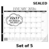 2026 Desk Calendar 22'' x 17'' x5
