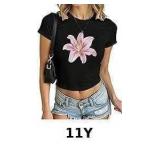 Girl's Short Sleeve Graphic Tees