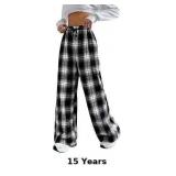Girl's Tartan Plaid Pants