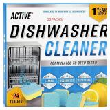 Dishwasher Cleaner And Deodorizer Tablets-22 Pack