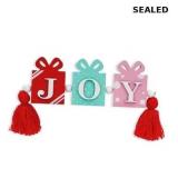 SEALED- Christmas Decor Indoor Wooden JOY