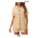 ZMJ Pajamas for Women Set 2 Piece Pj Short Sets