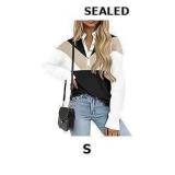 Saodimallsu Womens Color Block Sweaters