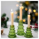 Glasseam Christmas Tree Candle Holder