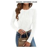 SEALED-ZESICA Women's Long Sleeve Shirt-XL