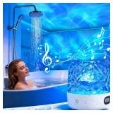 Relaxing Shower Light with Music Speaker