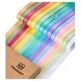 Vitalizart Pastel Satin Ribbon