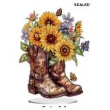 hyzsj DIY Diamond Desktop Ornament Retro Shoes