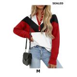 Saodimallsu Womens Color Block Sweaters