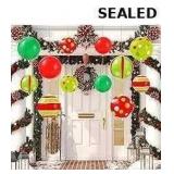 12 Pcs 7.5/9 Inch Large Christmas Inflatable Ball