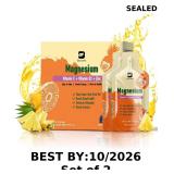 Magnesium Citrate Liquid Supplement, with Bromelai