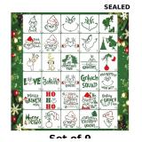 Yhliua Small Christmas Stencils x9