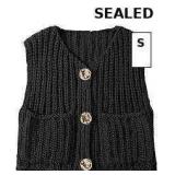 UEU Womens Chunky Sweater Vest
