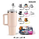 Stanley Straw Cover 8 Pack:10MM Straw Toppers