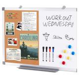 Cork Board and Dry Erase Board