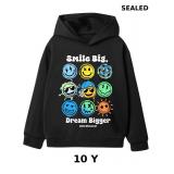 SweatyRocks Girl's Smile Face Graphic Sweatshirt