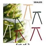 24 Pcs Velvet Ribbon Bows, x2