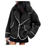 Cicy Bell Womens Sherpa Fleece Jacket