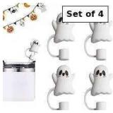 3D Halloween Straw Cover Cap, Straw Toppers