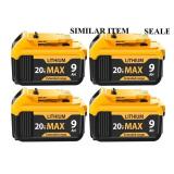 21v 9.0Ah Battery Replacement for Dewalt(4 PACK)