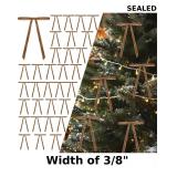 30Pcs Velvet Bows for Christmas Tree