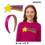 2 PCS Shooting Star Patch and Headband x3