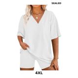 Beautife Womens Plus Size 2 Piece T Shirts