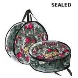 2Pcs Christmas Wreath Storage Container, Clear PVC