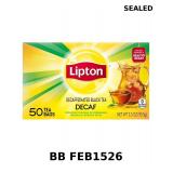 Lipton Unsweetened Decaffeinated Black Tea Bags