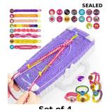 TQRAZ Bracelet Making Kit Purple x4