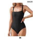 Womens One Piece Swimsuit Solid Color Bathing Suit