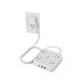 TESSAN Surge Protector Power Strip Ring Pull