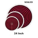 Annual Rings Red & Black Tree Skirt