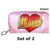 Valentine's Day Miami Cosmetic Bag x2