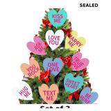 Valentines Day Decorations Tree Ornaments x3